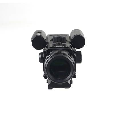 Amplification 4x Alliage d'aluminium Prismatique Scope avec Essentiel de chasse au laser rouge