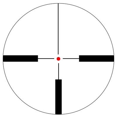 24 mm de diamètre de l'objectif Red Dot Laser Scope 1-6X24 LPVO Scopes optiques pour professionnels