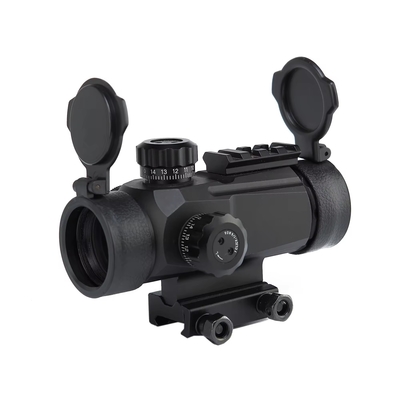 35mm Objectif Lentille de diamètre 1x35 Red Dot Sight avec 4 motifs de réticles et couvertures flip
