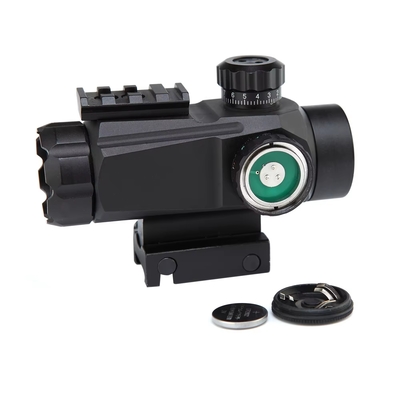 35mm Objectif Lentille de diamètre 1x35 Red Dot Sight avec 4 motifs de réticles et couvertures flip