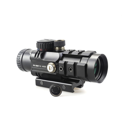 155 mm de longueur Prismatique Scope de chasse 4x32 avec laser rouge et Mini Red Dot