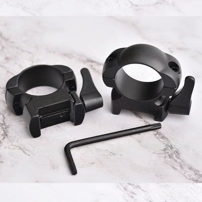 25.4mm Diamètre en acier à libération rapide portée monture support d'anneau pour profil moyen à bas