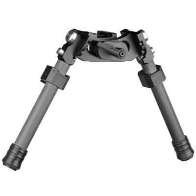 Bipode rétractable réglable pour la chasse de 22 mm Centre hauteur 18-25 cm Aluminium