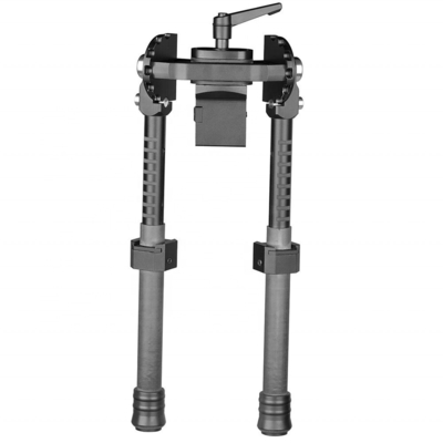 Bipode rétractable réglable pour la chasse de 22 mm Centre hauteur 18-25 cm Aluminium