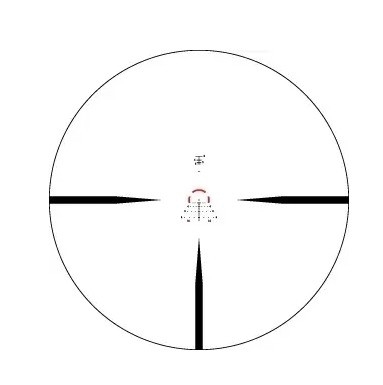 18.5oz 1-6x24 SFP Vue optique AR-BDC3 Rétrique 30 mm Tube avec réglage de parallaxe fixe