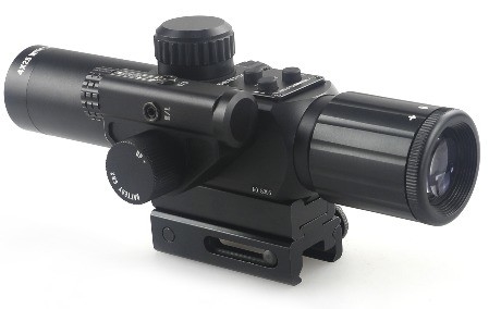 4x30 IR de chasse champ de vision large portée optique avec laser rouge et caractéristique antibrouillard