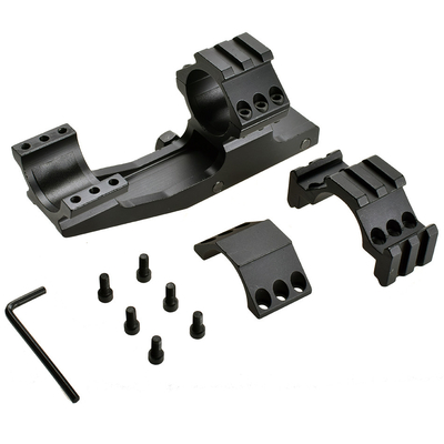 Anneaux de portée à levier de 30 mm en alliage d'aluminium avec 6 vis par anneau