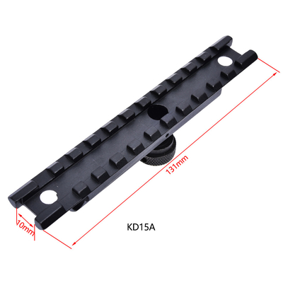 Matte Noir Tactique Scope Monture 11 mm Fente Porteur Manche Monture Adapteur Facile d'installation