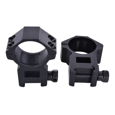 Haut profil double anneau portée monture double anneaux monture noir mat hauteur du centre 21 mm