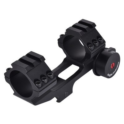 Scope Mount Matte Finition Noire Double Rings Indicateur de niveau et d'angle de bulle pour 21 mm