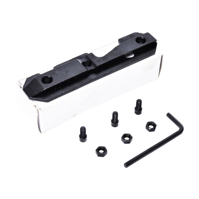 Adaptateur de base de largeur de 25 mm pour un montage facile sur un accessoire d'optique tactique à fente de 11 mm