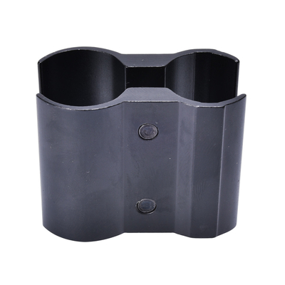 Coupe de chasse tactique QQ06 noir mat, lampe de poche, monture de lampe de poche