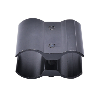 Coupe de chasse tactique QQ06 noir mat, lampe de poche, monture de lampe de poche