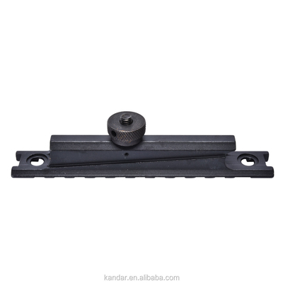 Montage d'adaptateur de conversion de 11 mm à 20 mm noir de chasse avec connecteur de noix de pouce.
