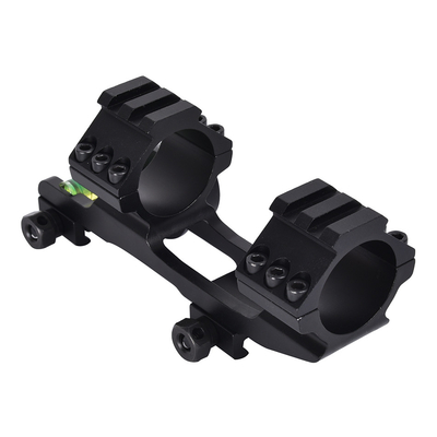 Tactique à double portée anneau de montage avec niveau de bulle 40 mm décalage s'adapte à 21 mm Picatinny Rail