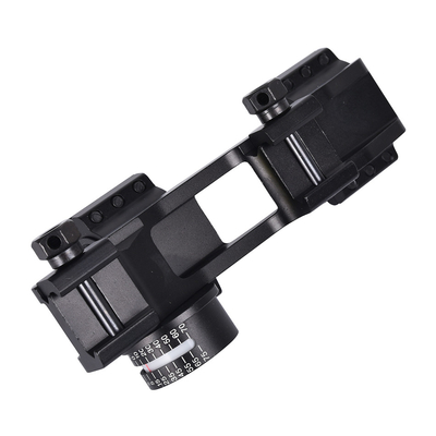 Tactique à double portée anneau de montage avec niveau de bulle 40 mm décalage s'adapte à 21 mm Picatinny Rail