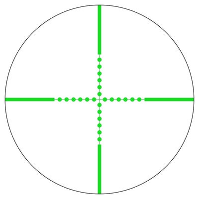 Objectif réglable et lumières KD 3-9x40 AOME KANDAR Vue optique
