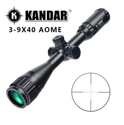 3-9X40 AO Lumières de chasse avec conception imperméable à l'eau et au brouillard