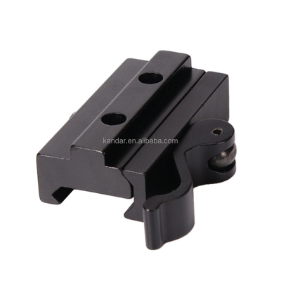 Adaptateur de montage de monteur entièrement métallique pour 21 mm à 11 mm support de pince en alliage d'aluminium noir