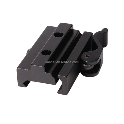 Adaptateur de montage de monteur entièrement métallique pour 21 mm à 11 mm support de pince en alliage d'aluminium noir