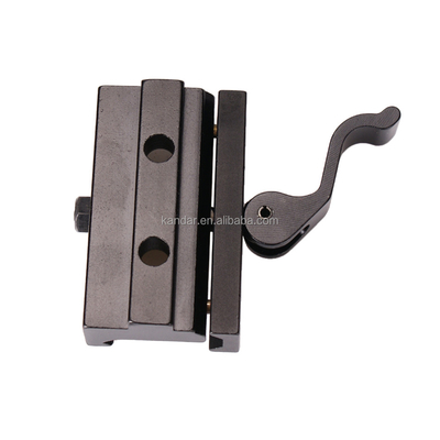 Adaptateur de montage de monteur entièrement métallique pour 21 mm à 11 mm support de pince en alliage d'aluminium noir
