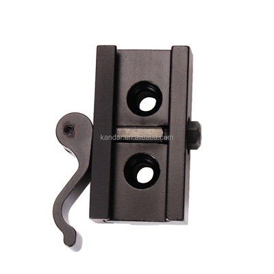 Adaptateur de montage de monteur entièrement métallique pour 21 mm à 11 mm support de pince en alliage d'aluminium noir