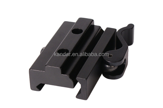Adaptateur de montage de monteur entièrement métallique pour 21 mm à 11 mm support de pince en alliage d'aluminium noir