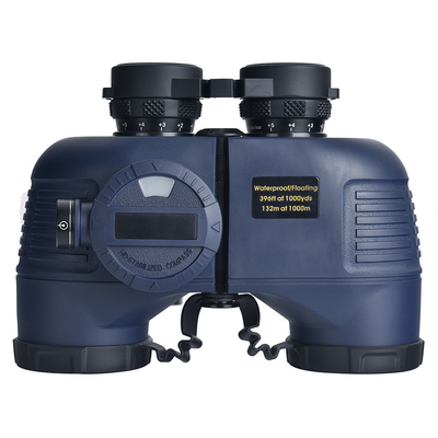 Binoculares 7X50 à grossissement élevé avec boussole et télémètre à conception imperméable