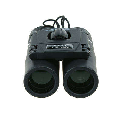 Compact pliable QC 8X21 binoculaire étudiant avec mise au point rapprochée 6,4 m et soulagement oculaire 10 mm