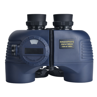 Téléscope marin en caoutchouc et en aluminium à grossissement 7x pour les sports de plein air avec boussole