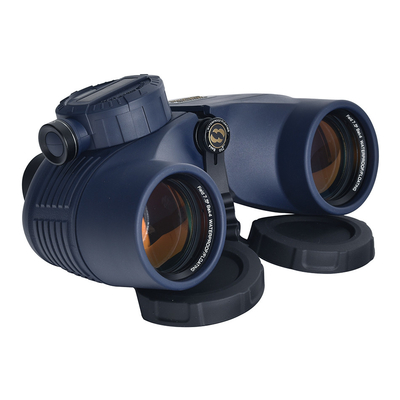 Téléscope marin en caoutchouc et en aluminium à grossissement 7x pour les sports de plein air avec boussole