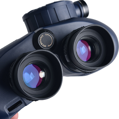 Téléscope marin en caoutchouc et en aluminium à grossissement 7x pour les sports de plein air avec boussole