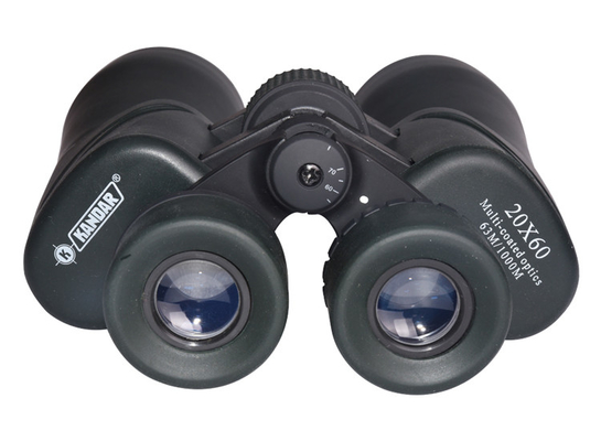 Porro Prism 20X60 Binoculars imperméables pour les oiseaux Téléscope de chasse Fabriqué