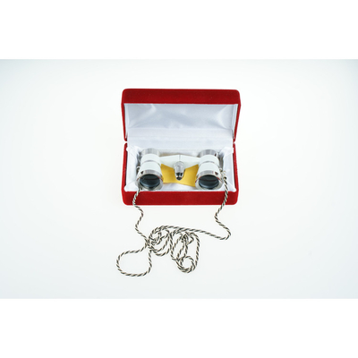 Verres légers de théâtre d'opéra 3x25 avec matière en caoutchouc et en aluminium en option
