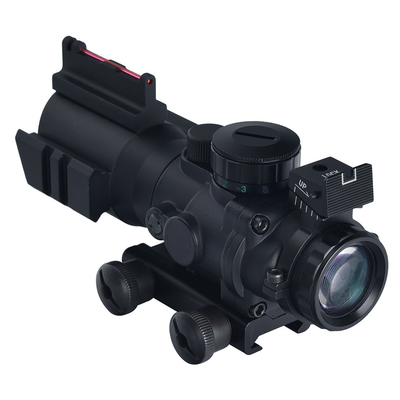 Légère chasse 4X32 Scope à fibre optique avec 36.6ft/7° champ de vision et 460g de poids