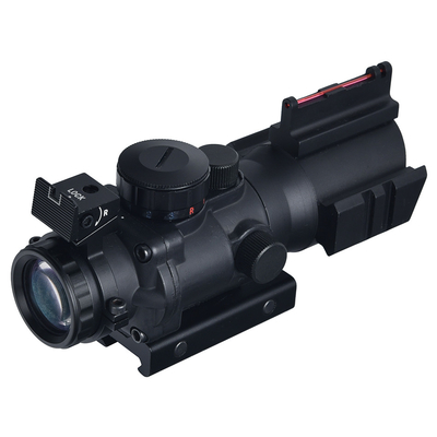 Légère chasse 4X32 Scope à fibre optique avec 36.6ft/7° champ de vision et 460g de poids