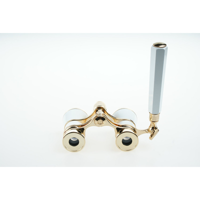Téléscope métallique ancien Antique lunettes binoculaires pour Opéra 3x25 Pupille de sortie 8,3 mm