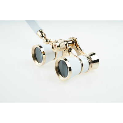 Téléscope métallique ancien Antique lunettes binoculaires pour Opéra 3x25 Pupille de sortie 8,3 mm