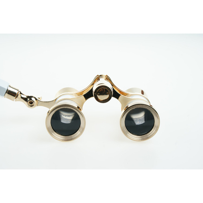 Téléscope métallique ancien Antique lunettes binoculaires pour Opéra 3x25 Pupille de sortie 8,3 mm