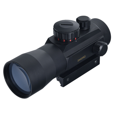 Rélief oculaire gratuit 3X40RD Vue tactique point unique rouge et vert avec levier pour la chasse