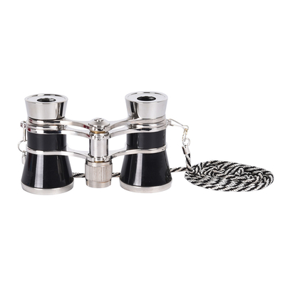 3x d'agrandissement du mini-télescope en métal noble pour les courses de chevaux 3x25