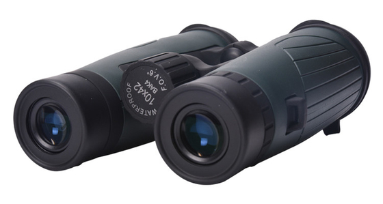 Télescope vert imperméable à l'eau et anti-brouillard 10x42 pour la chasse, la randonnée, les sports de plein air Binoculaire