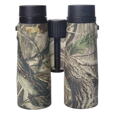 Émouflage vert 12x42 imperméable à l'eau et anti-brouillard binculaire avec télescope à boucles d'yeux