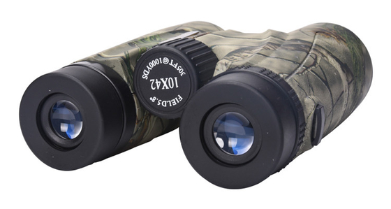 Émouflage vert 12x42 imperméable à l'eau et anti-brouillard binculaire avec télescope à boucles d'yeux