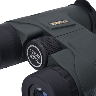 Légère 12x42 longue portée étanche au brouillard grand angle Prisme de toit de chasse Binoculars d'observation des oiseaux