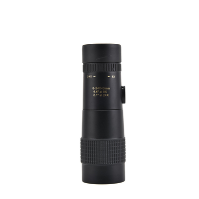 Monocular haute définition 8-24x40 pour l'observation des oiseaux petit trépied et téléphone compatible