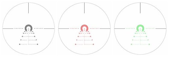 1-6X grossissement Compact FFP 35mm tube de portée orale pour la précision et la précision de la chasse