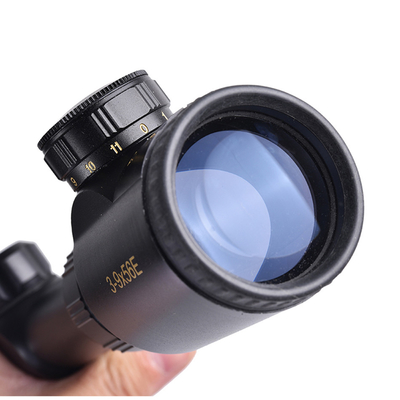 3-9x56 1'' R12 Feu rouge Vue pour la chasse Longueur 315 mm Corps en alliage d'aluminium