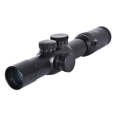 Magnification 2-12x Optique de chasse 35 mm Tube à une pièce SF FFP Scope rouge et vert