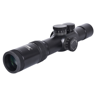 Magnification 2-12x Optique de chasse 35 mm Tube à une pièce SF FFP Scope rouge et vert